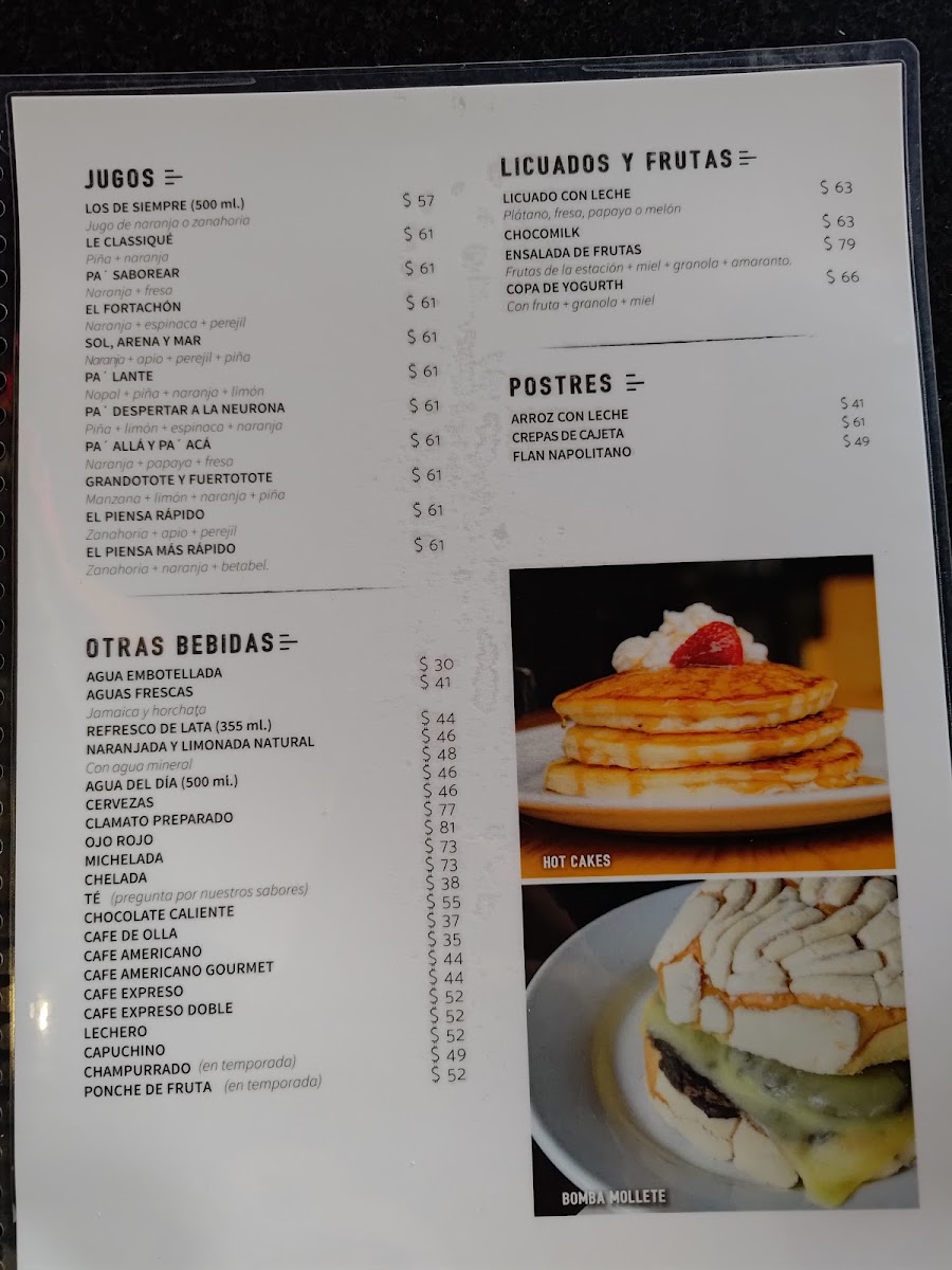 Las Gordas Monte Magno Menu - Image 1