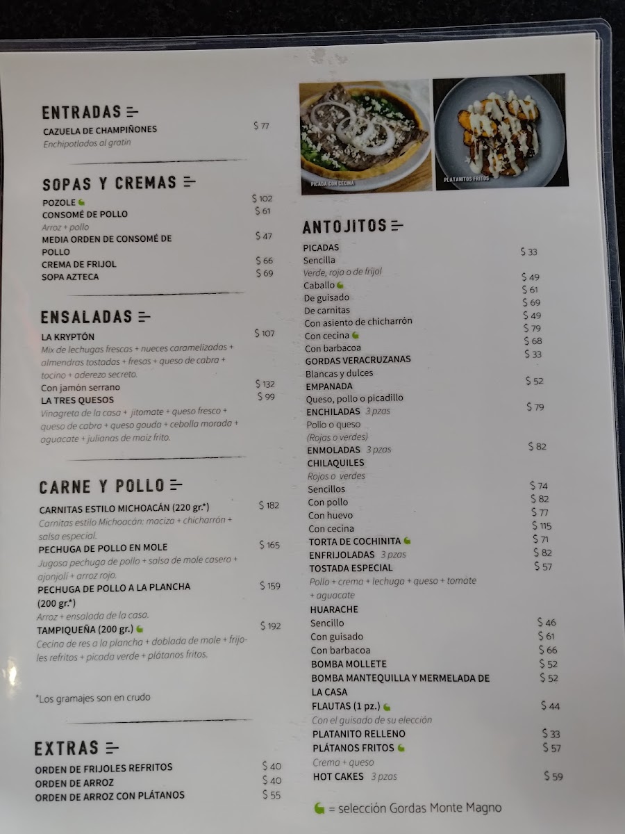 Las Gordas Monte Magno Menu - Image 2